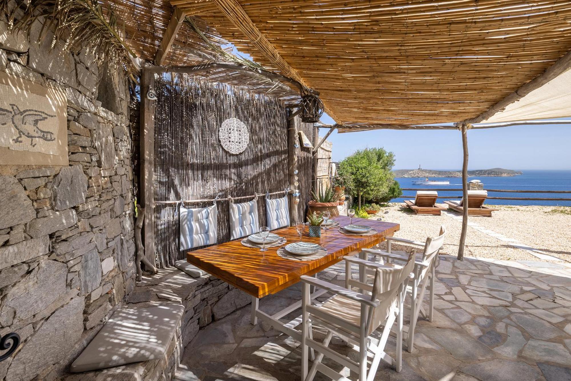 Aegean View - Seaside Apartment In Syros Азолімнос Екстер'єр фото