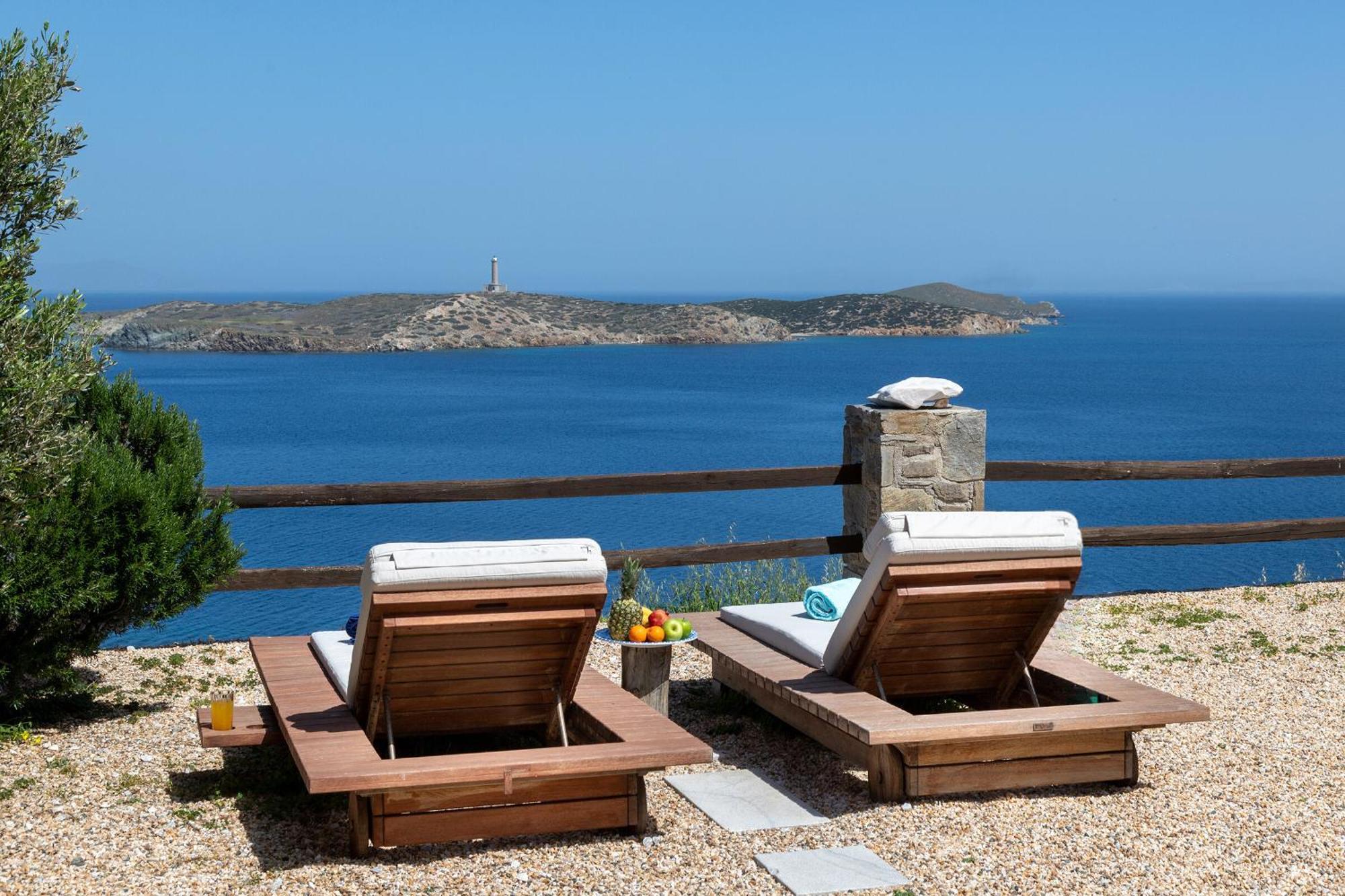 Aegean View - Seaside Apartment In Syros Азолімнос Екстер'єр фото