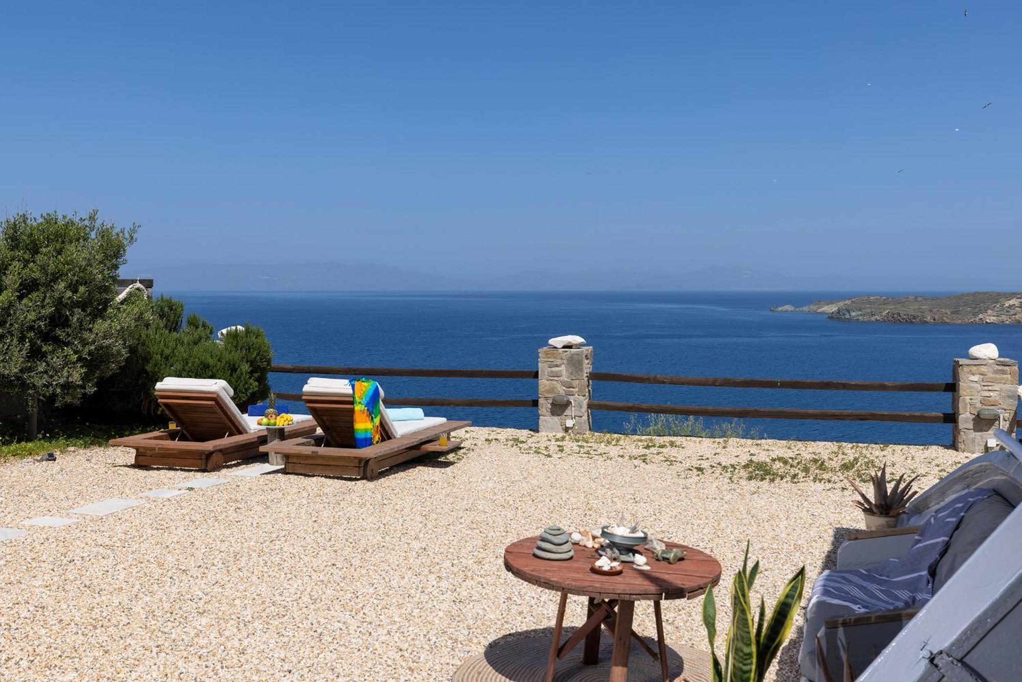 Aegean View - Seaside Apartment In Syros Азолімнос Екстер'єр фото