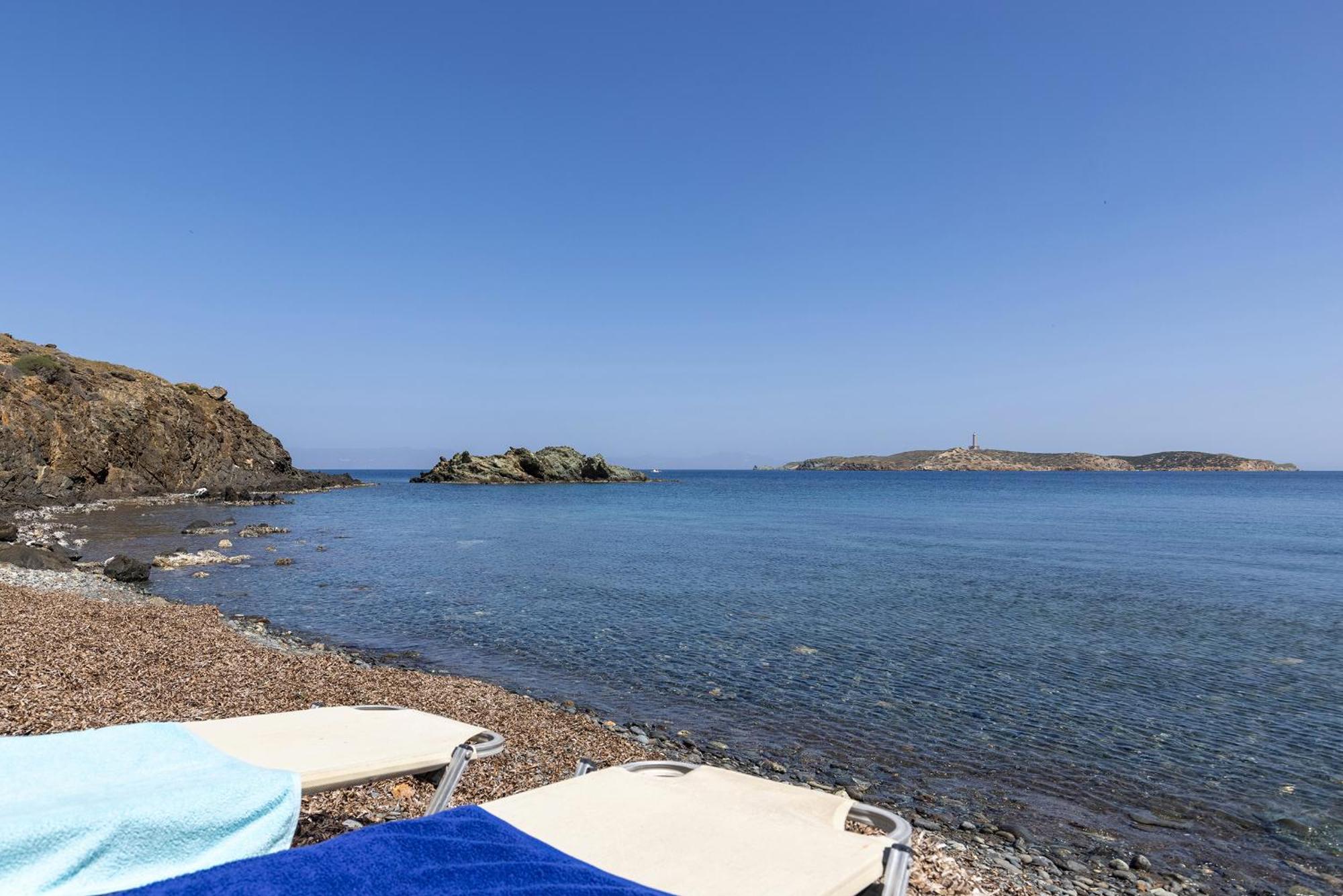 Aegean View - Seaside Apartment In Syros Азолімнос Екстер'єр фото