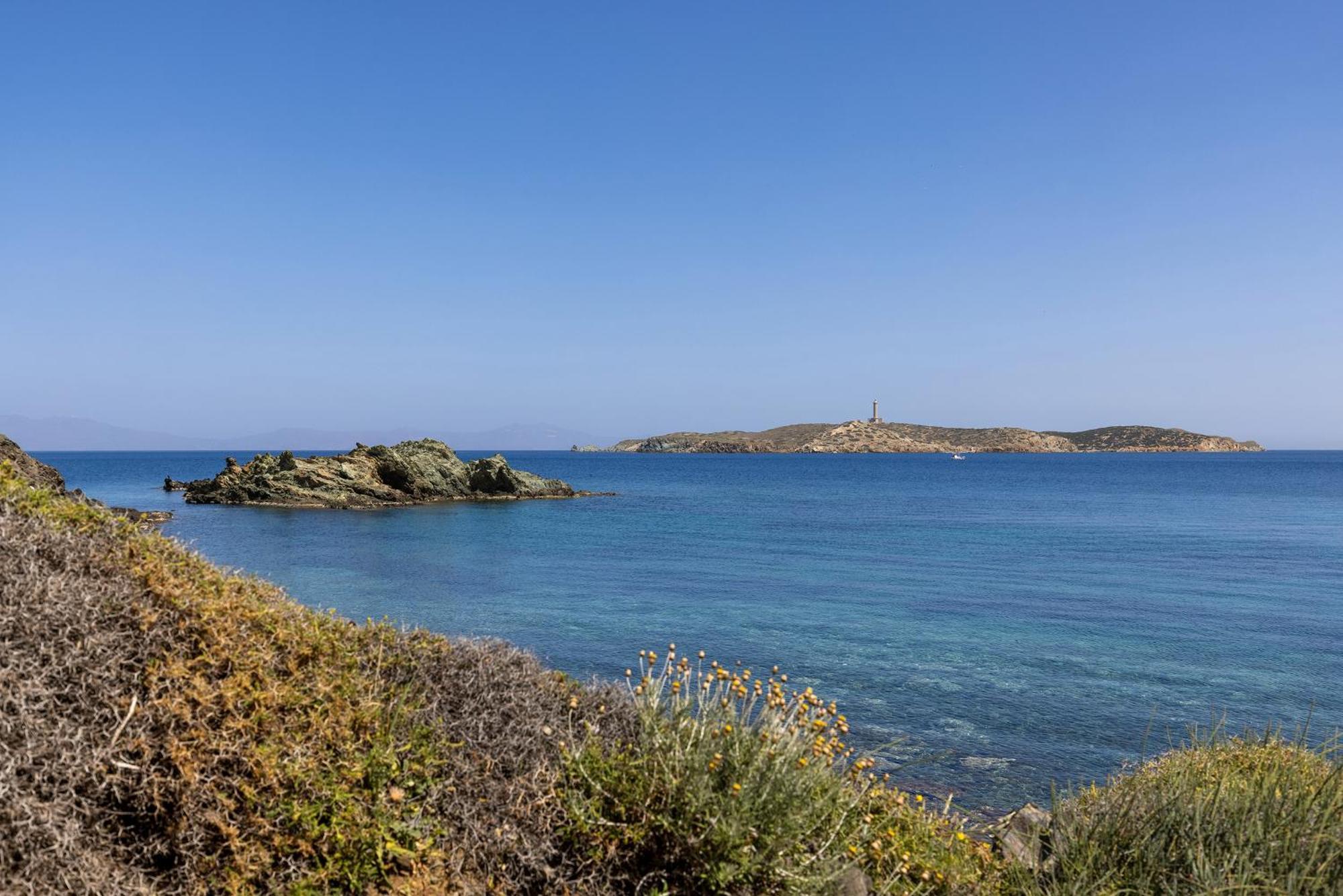 Aegean View - Seaside Apartment In Syros Азолімнос Екстер'єр фото