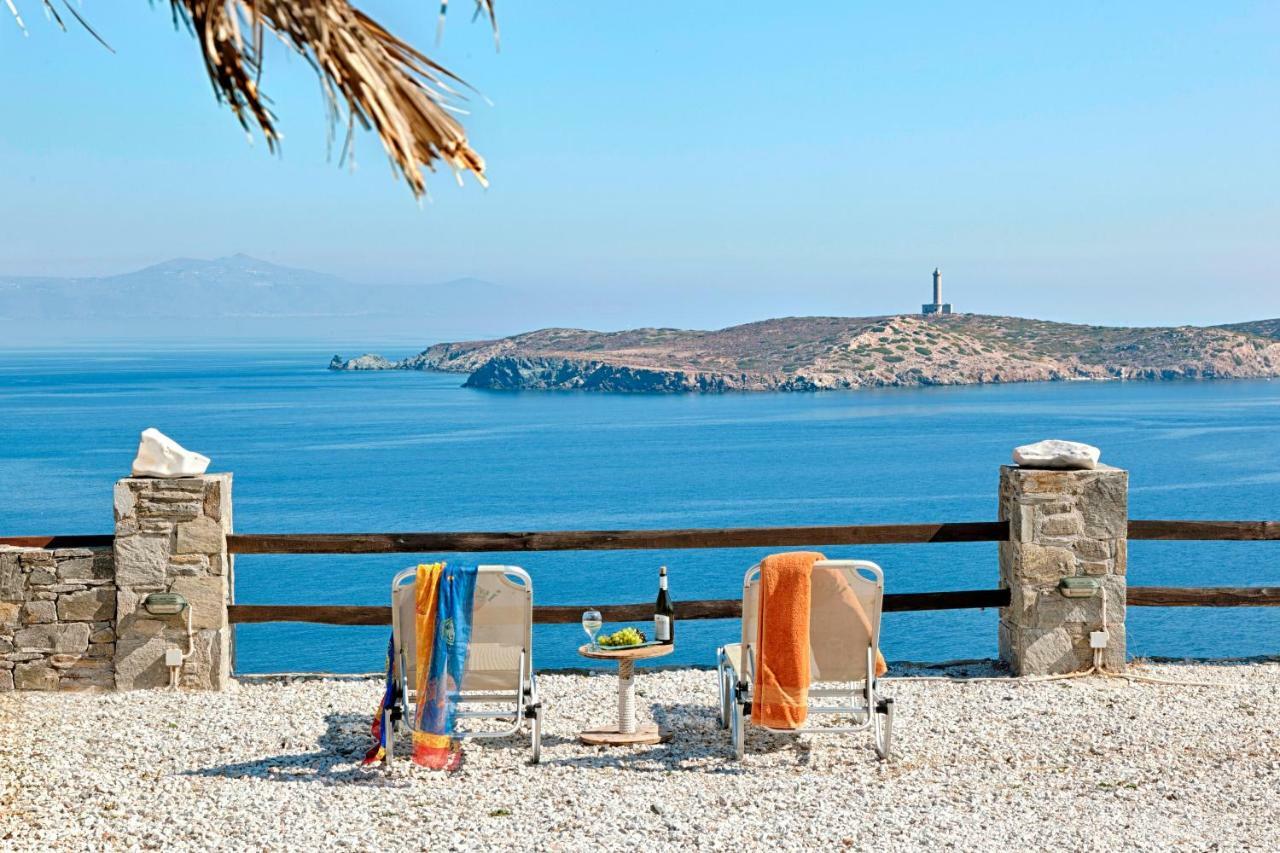 Aegean View - Seaside Apartment In Syros Азолімнос Екстер'єр фото